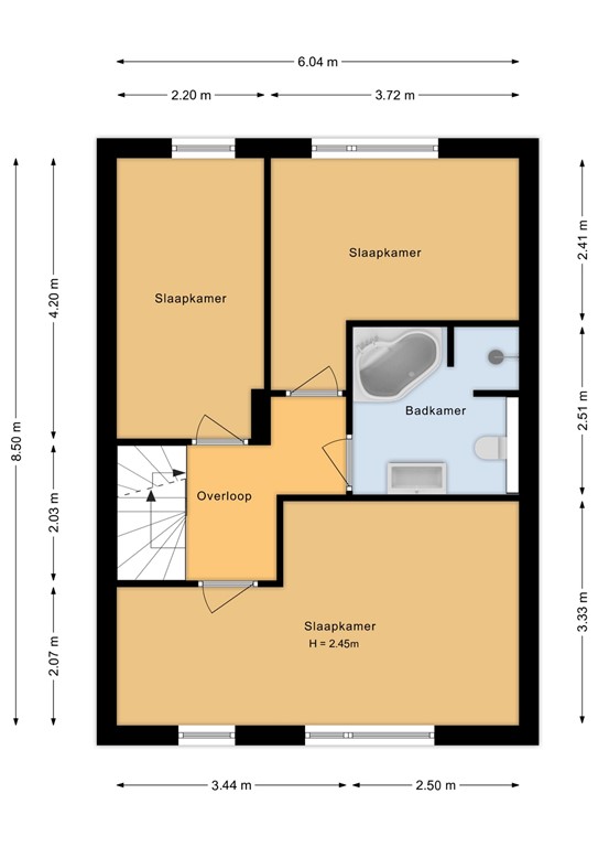 mediumsize floorplan